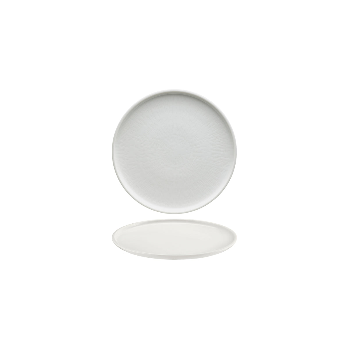 SH9251267 Schonwald Shiro Round Flat Coupe Plate Relief Design 170mm Tomkin Australia Hospitality Supplies