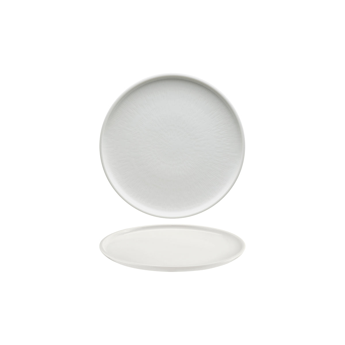 SH9251271 Schonwald Shiro Round Flat Coupe Plate Relief Design 210mm Tomkin Australia Hospitality Supplies