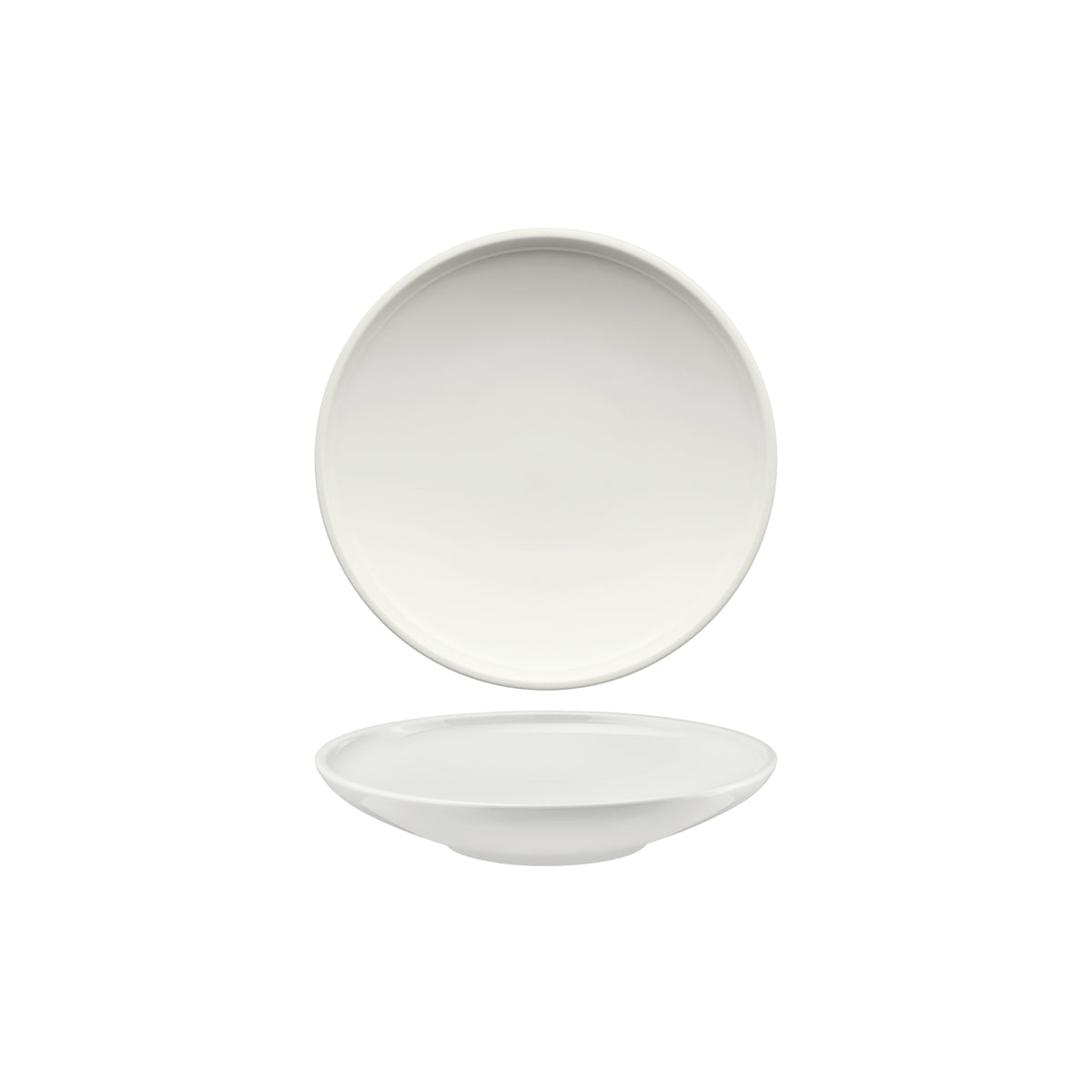 SH9251321 Schonwald Shiro Round Deep Coupe Plate 210mm Tomkin Australia Hospitality Supplies