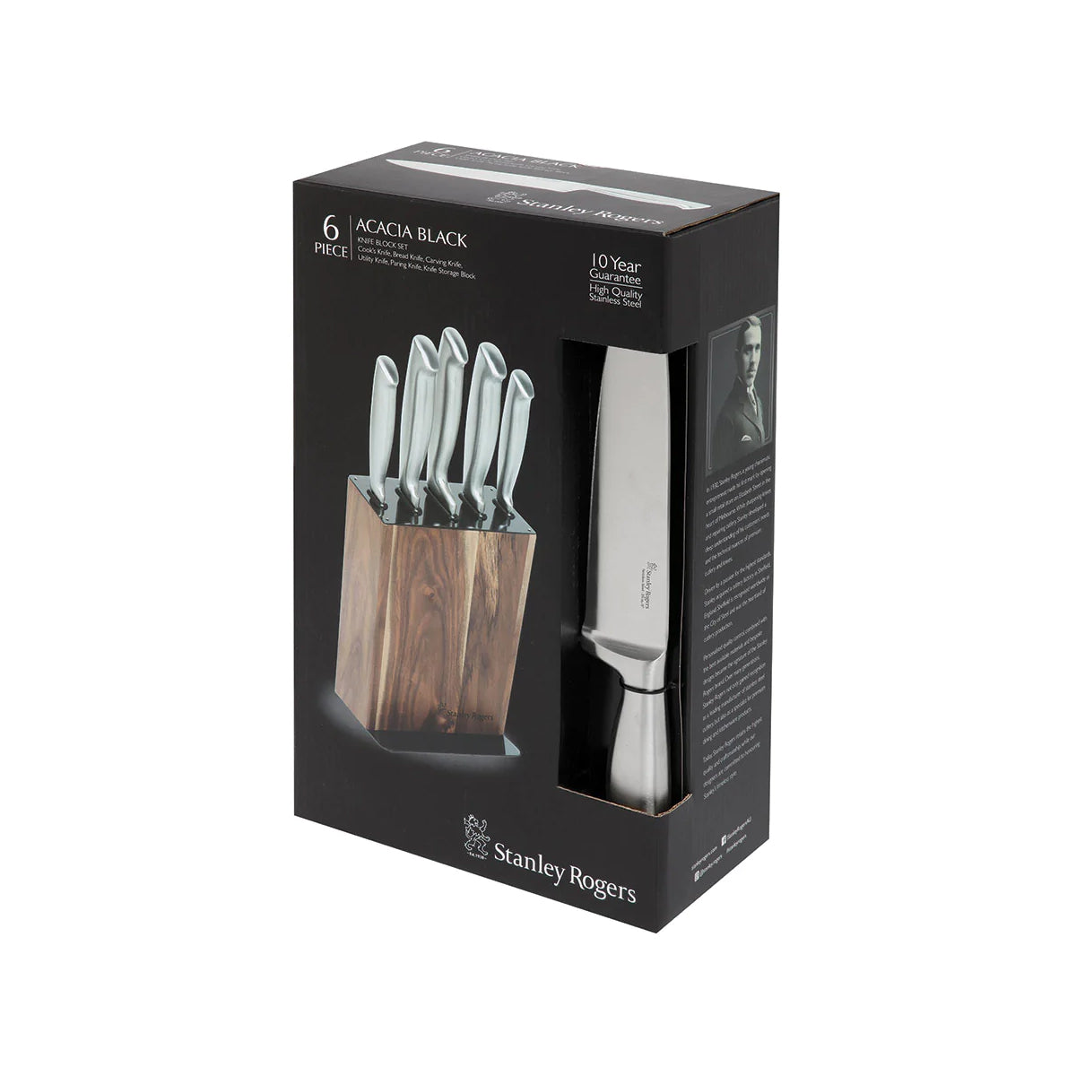 Stanley rogers knife block top