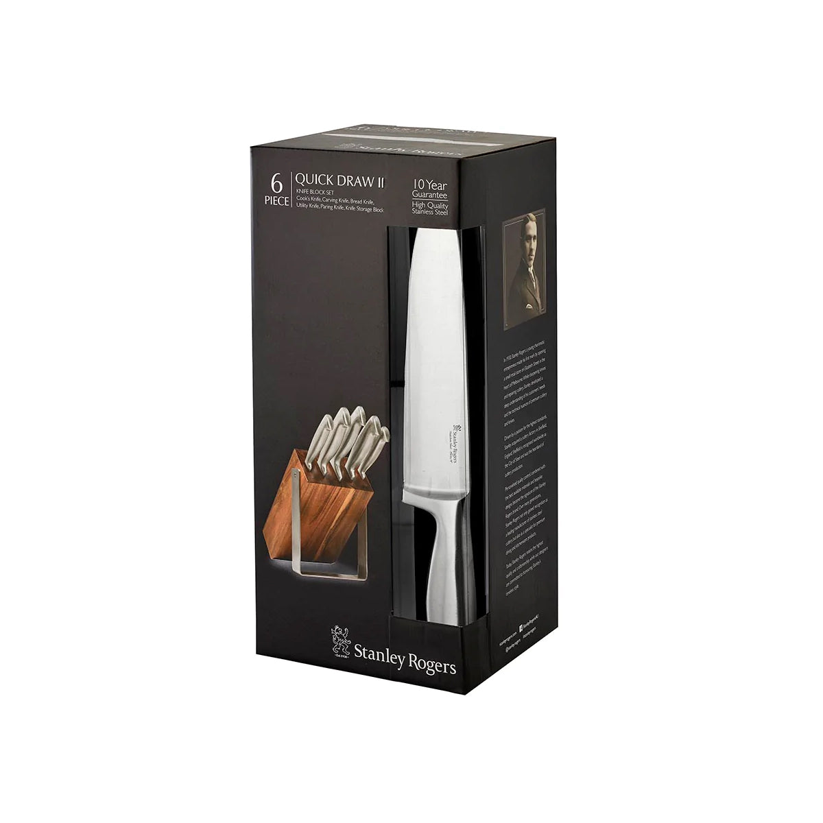 Quickdraw 6pc Knife Block Set