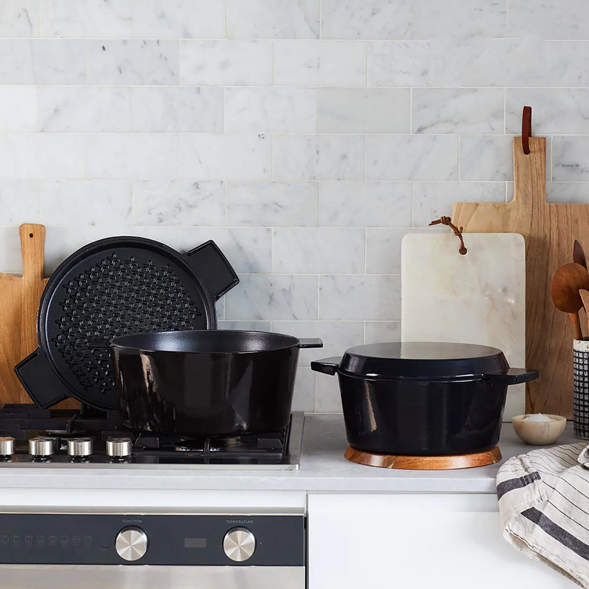 Cast Iron French Oven Onyx 240mm