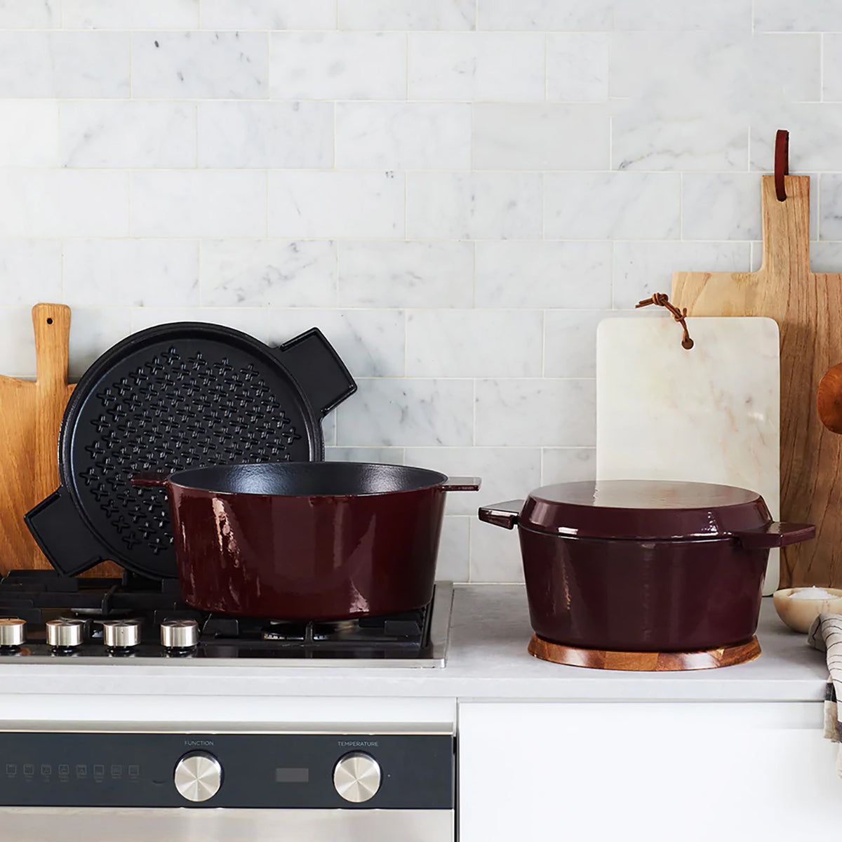 Cast Iron French Oven Bordeaux 240mm