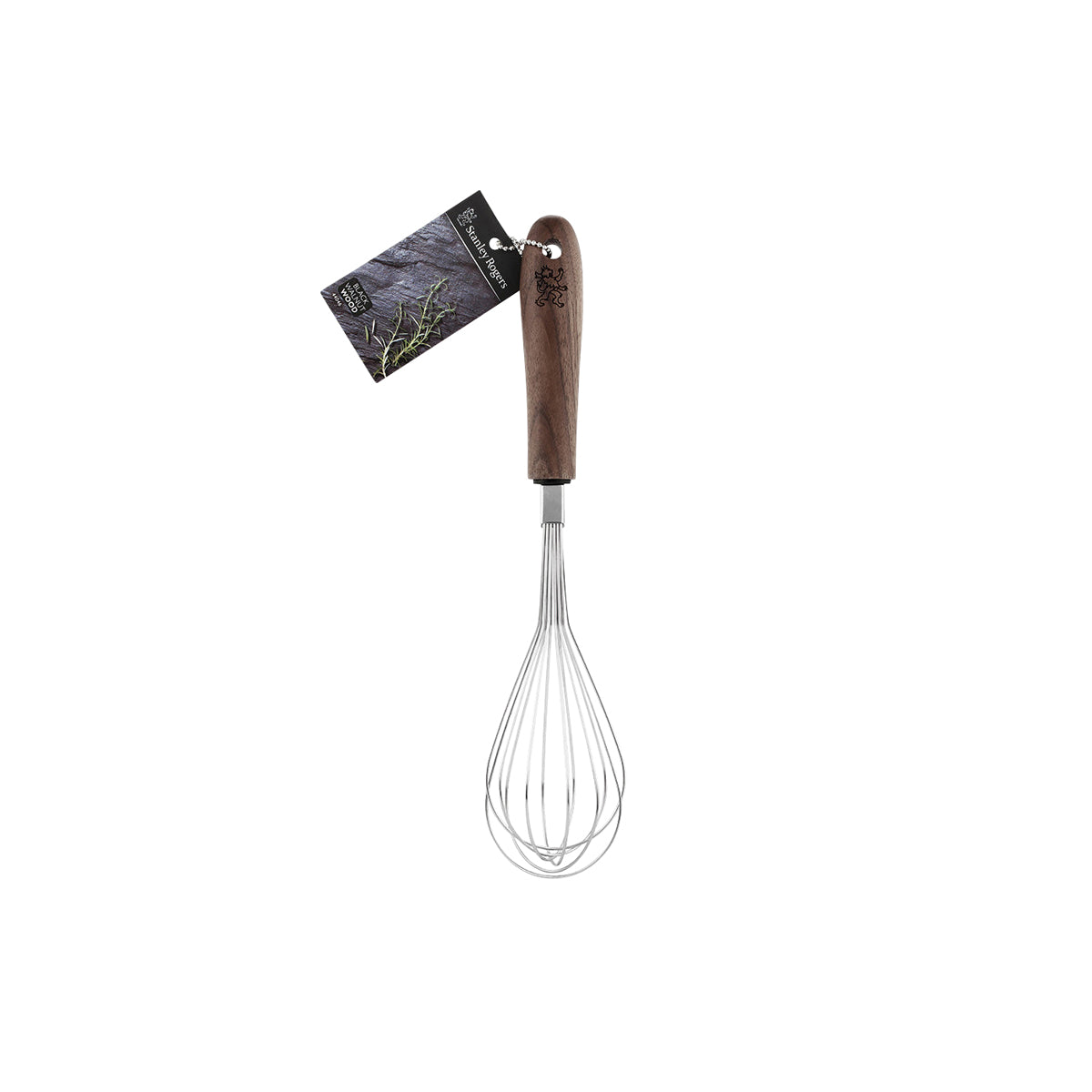 SR44046 Stanley Rogers Black Walnut Whisk 18cm  Tomkin Australia Hospitality Supplies