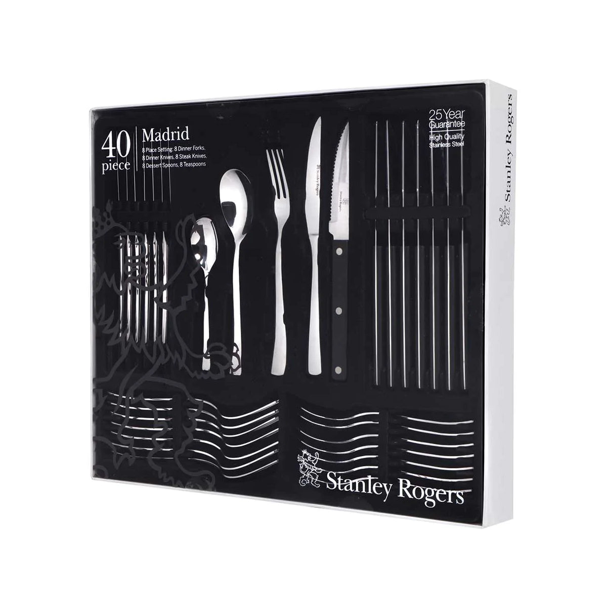 SR50392 Stanley Rogers Madrid 40pc Cutlery Set Tomkin Australia Hospitality Supplies