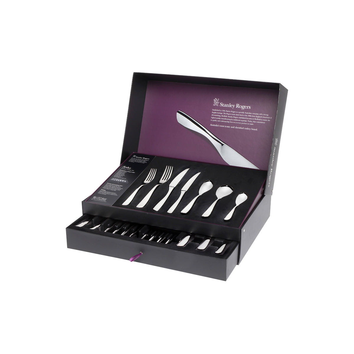 SR50426 Stanley Rogers Soho 56pc Cutlery Set Tomkin Australia Hospitality Supplies