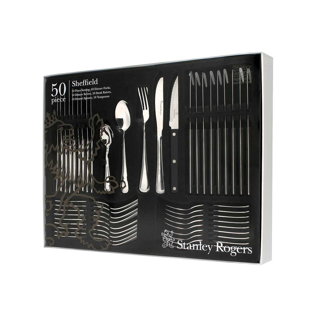 SR50439 Stanley Rogers Sheffield 50pc Cutlery Set Tomkin Australia Hospitality Supplies