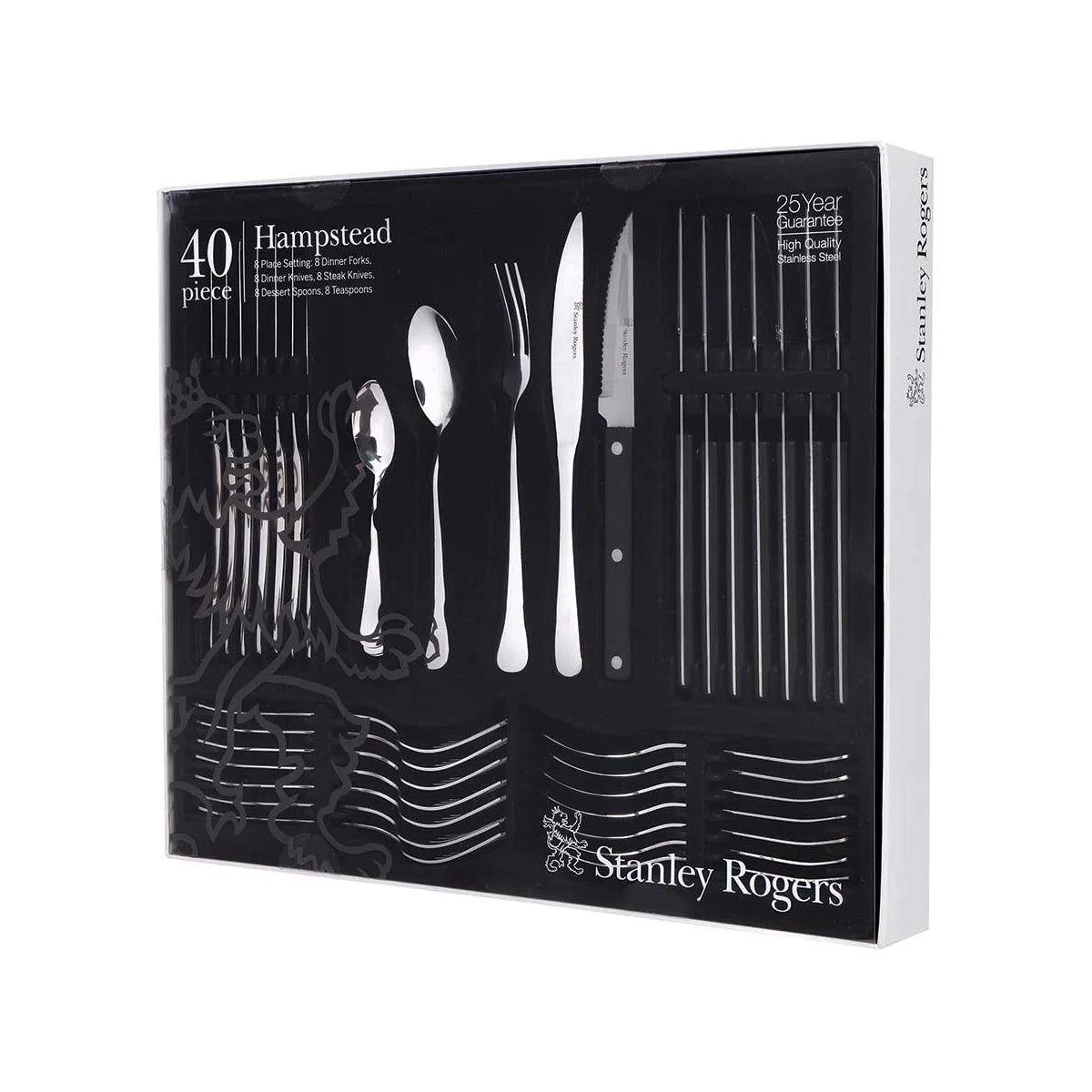SR50477 Stanley Rogers Hampstead 40pc Cutlery Set Tomkin Australia Hospitality Supplies