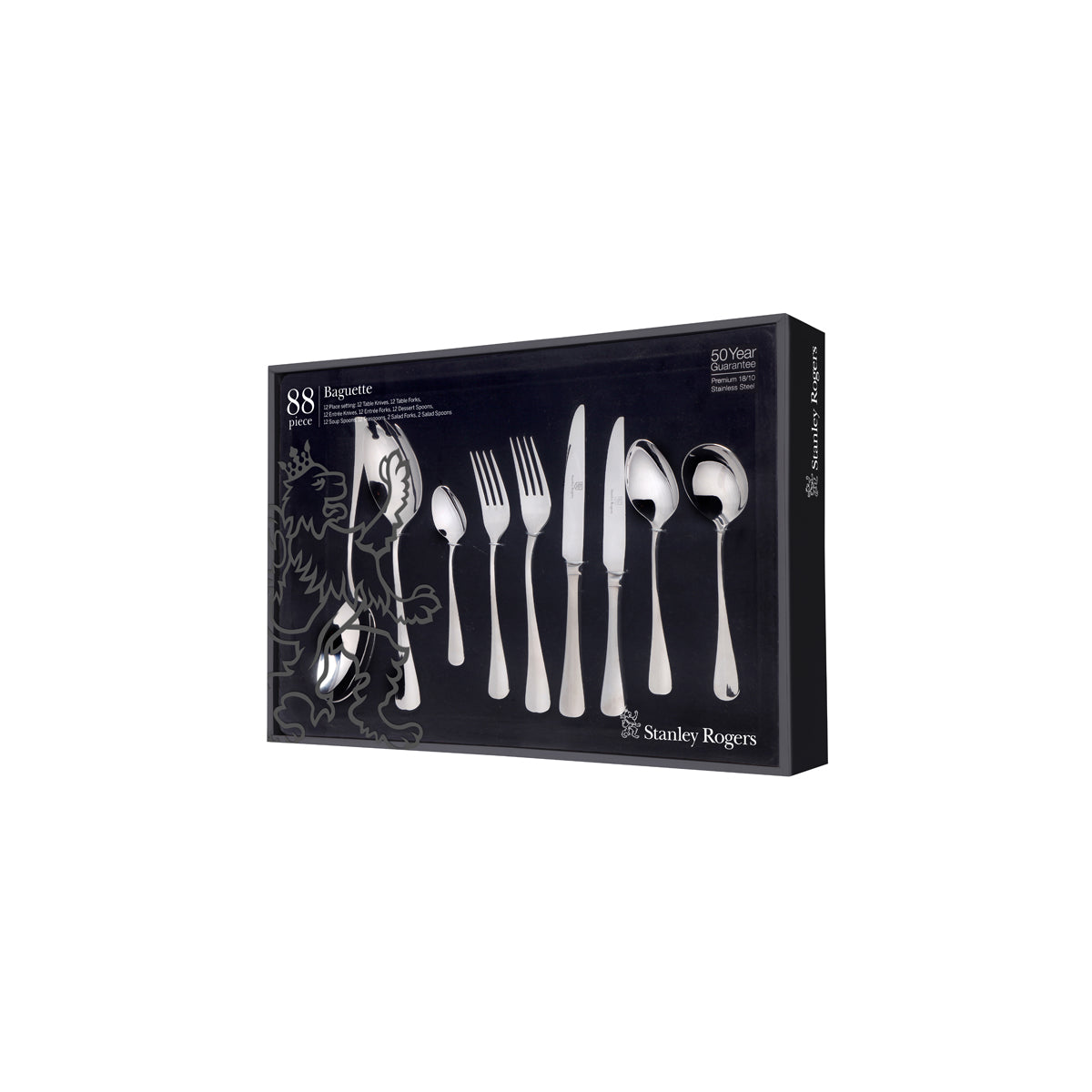 Baguette 88pc Cutlery Set