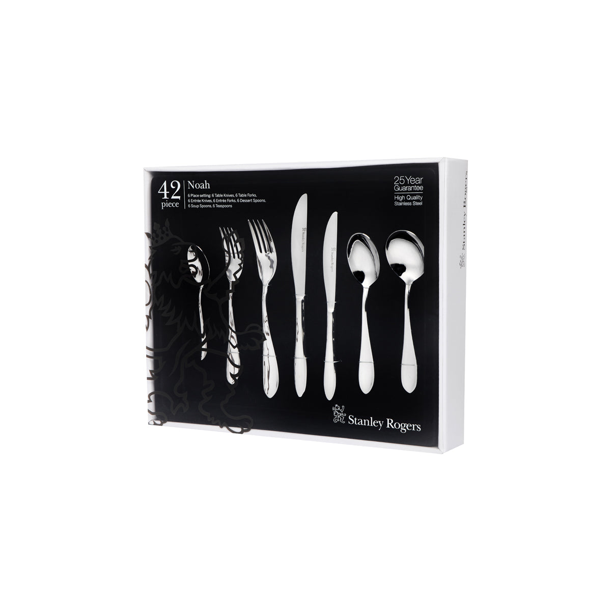 SR50593 Stanley Rogers Noah 42pc Cutlery  Tomkin Australia Hospitality Supplies