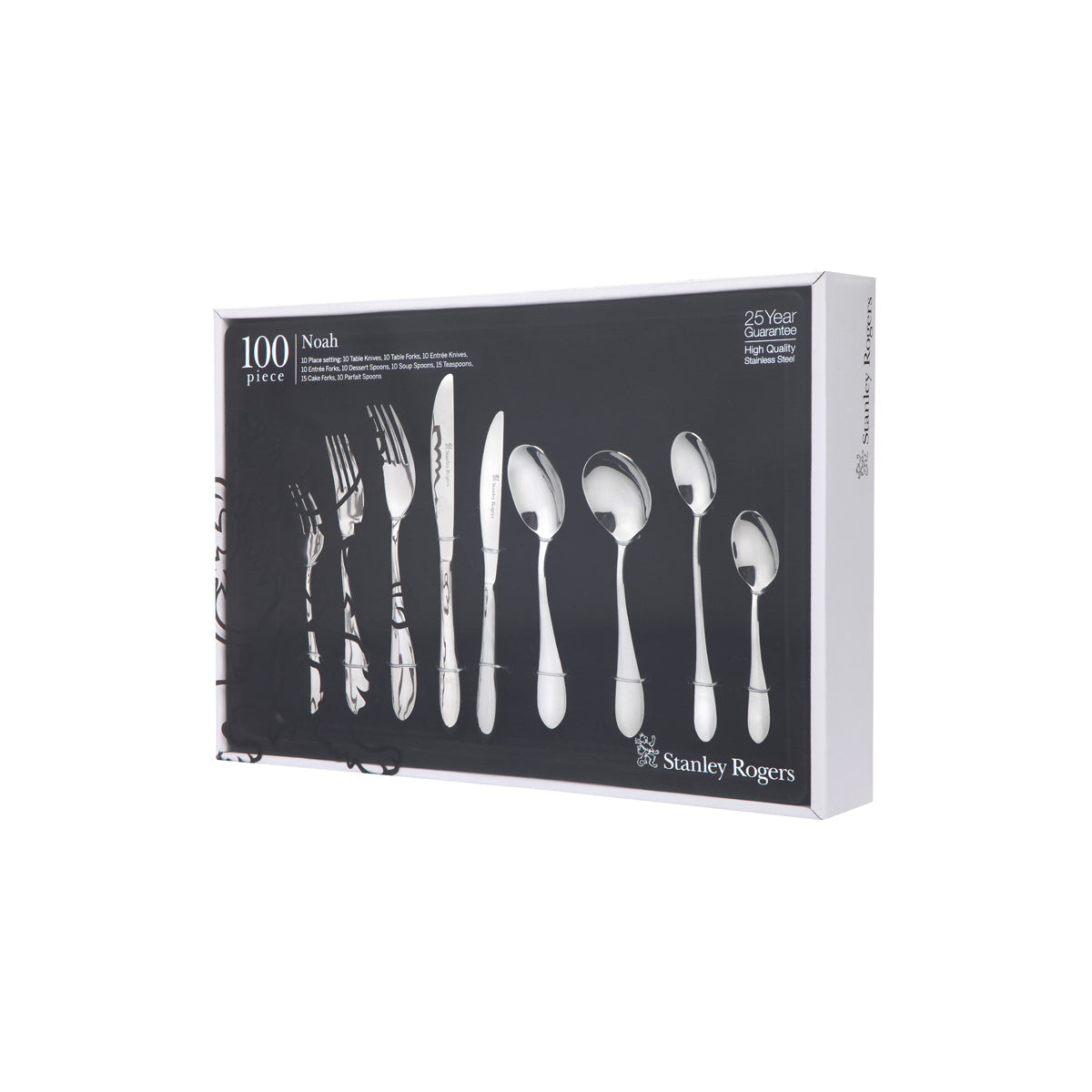 SR50605 Stanley Rogers Noah 100pc Cutlery Set Tomkin Australia Hospitality Supplies