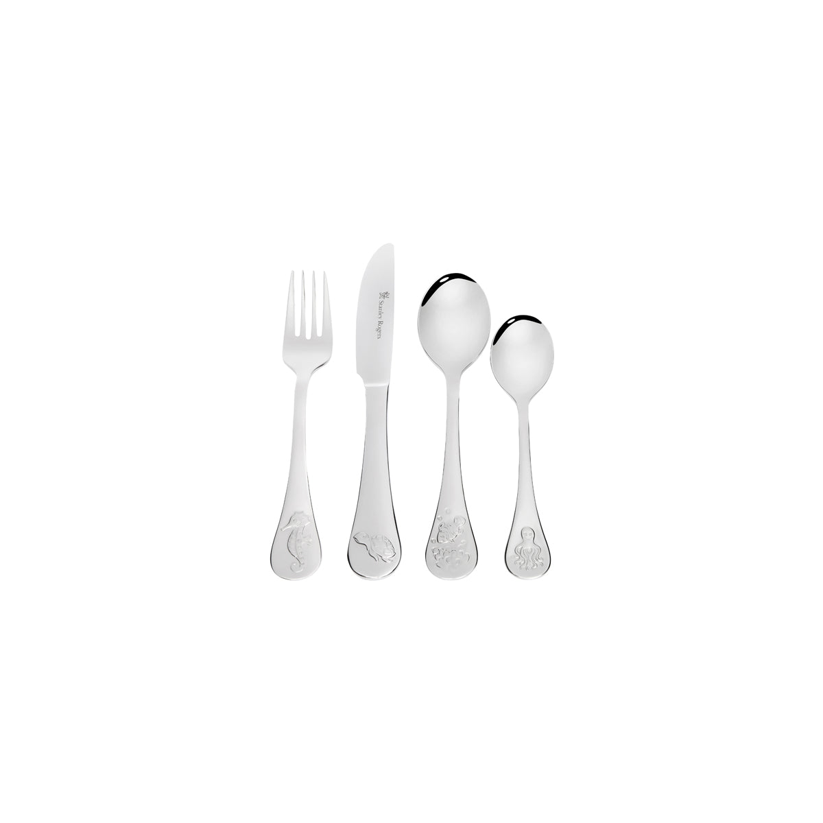 SR50621 Stanley Rogers Childrens Cutlery Sea Animals 4pc Set Tomkin Australia Hospitality Supplies