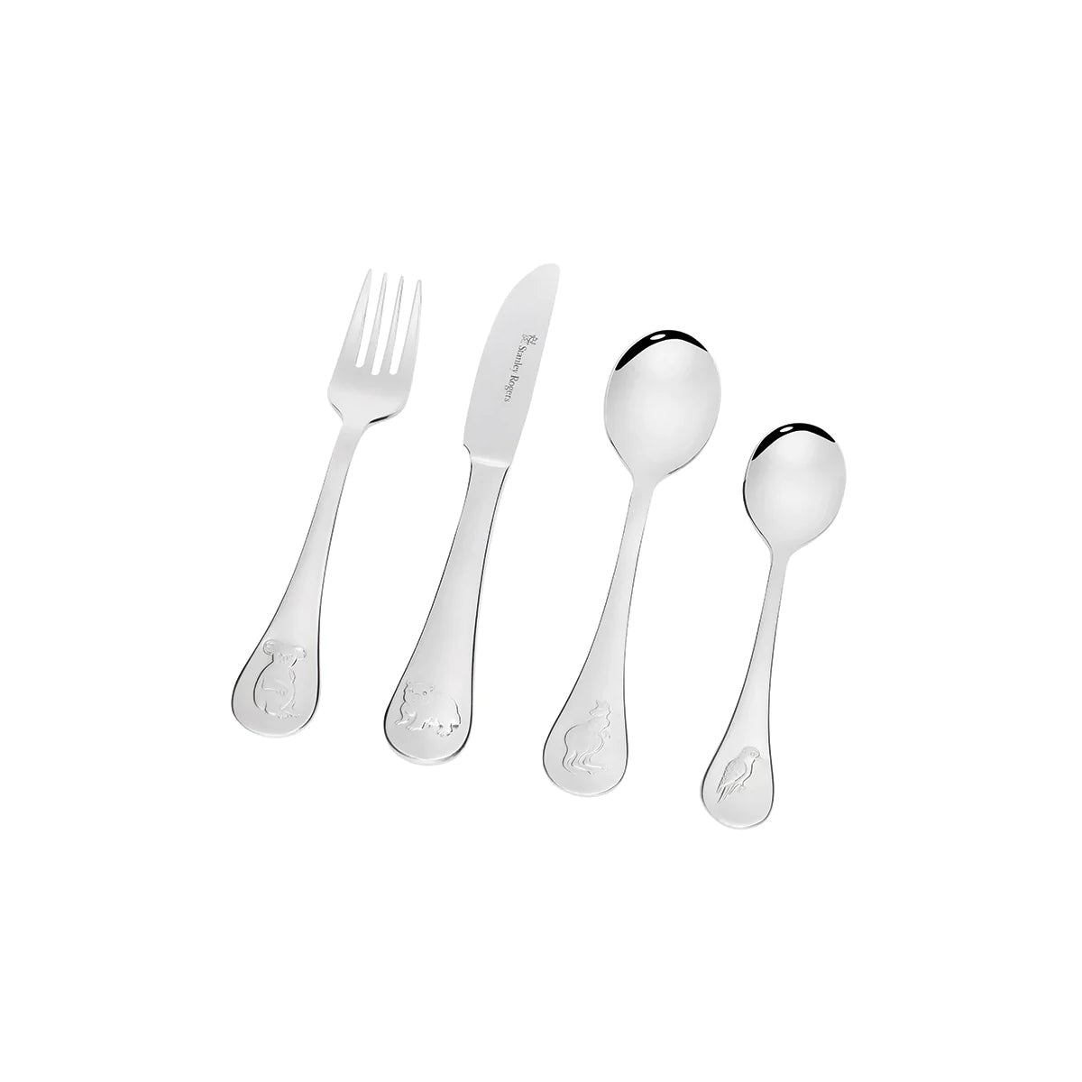 Childrens Cutlery Australian Animals 4pc Set