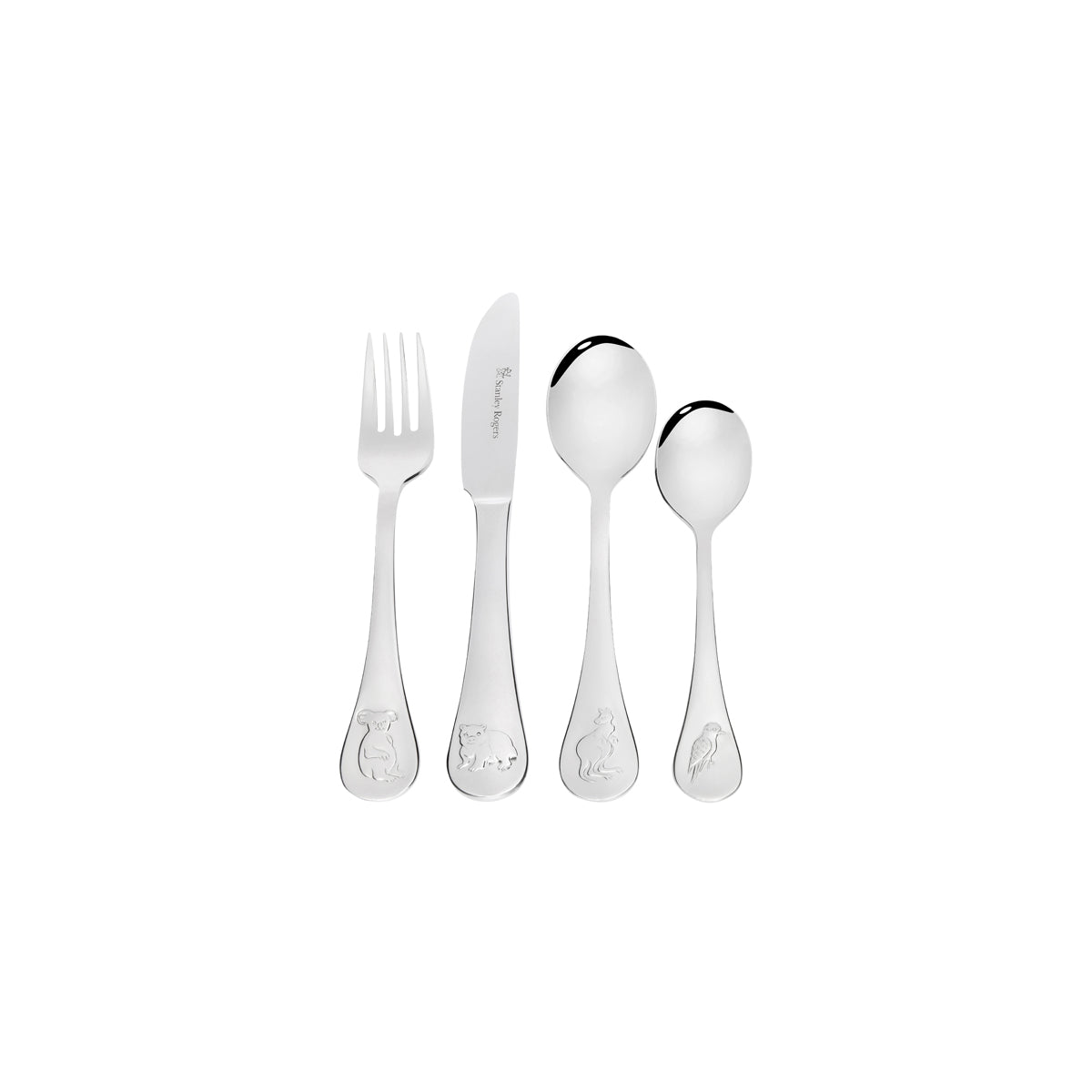 SR50622 Stanley Rogers Childrens Cutlery Australian Animals 4pc Set Tomkin Australia Hospitality Supplies