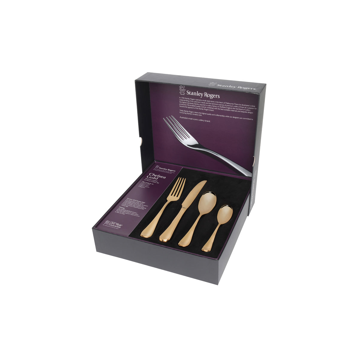Chelsea Gold 24pc Cutlery Set
