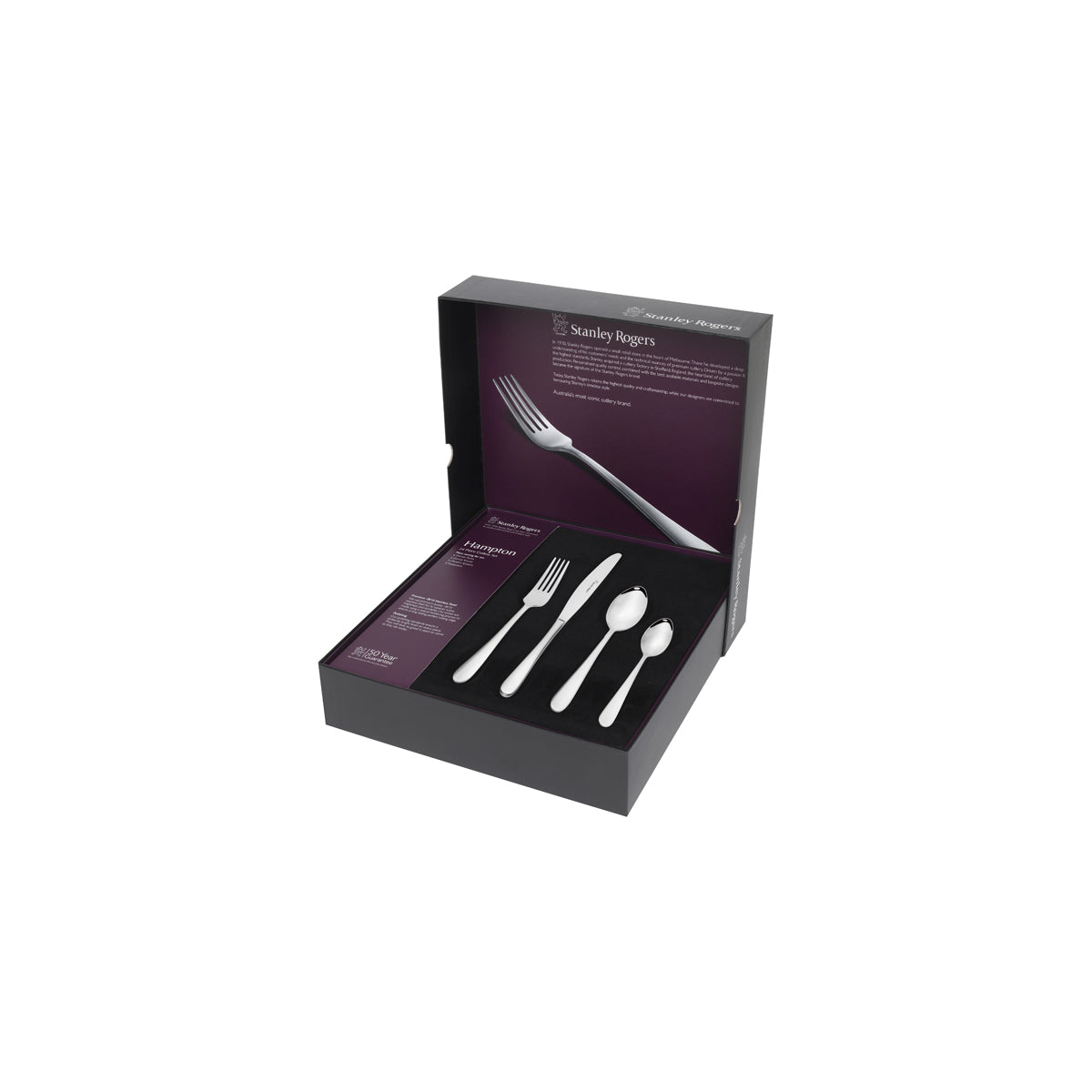 SR50658 Stanley Rogers Hampton 32pc Cutlery Set  Tomkin Australia Hospitality Supplies