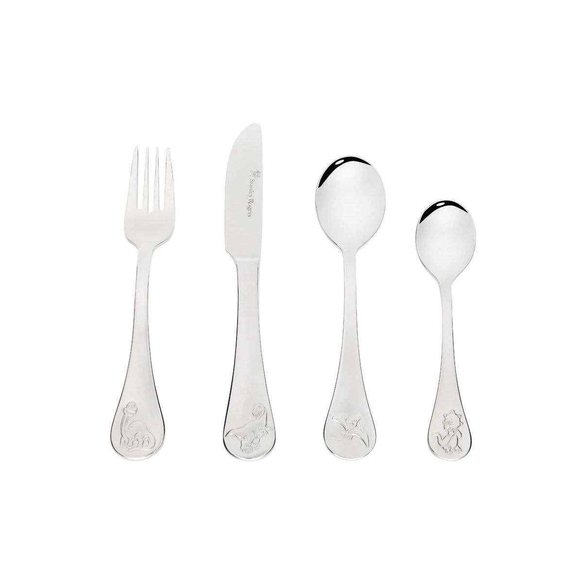 Childrens Cutlery Dinosaurs 4pc Set
