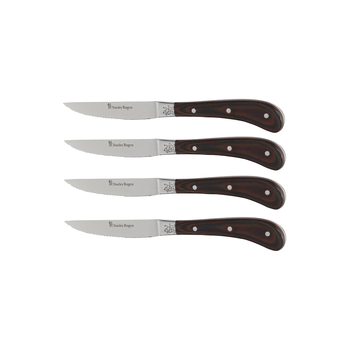 Stanley Rogers Steak Knife Set Dark Tomkin