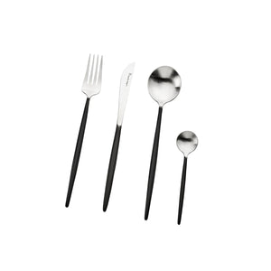 Piper Black 16pc Cutlery Set