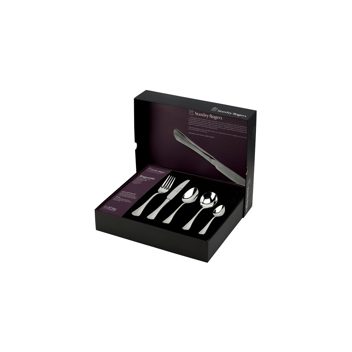 SR50801 Stanley Rogers Baguette 30pc Cutlery Set Tomkin Australia Hospitality Supplies