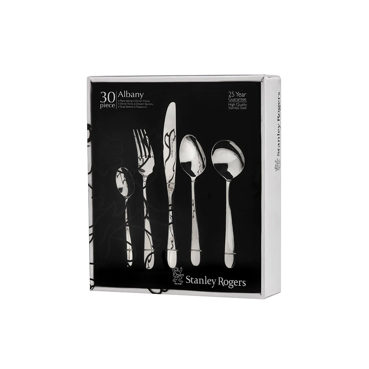 SR50802 Stanley Rogers Albany 30pc Cutlery Set Tomkin Australia Hospitality Supplies