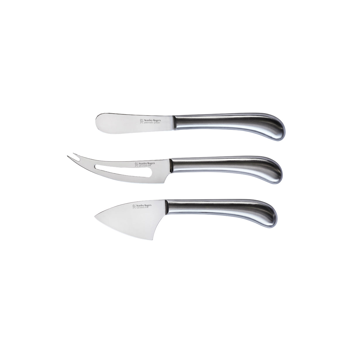 SR50807 Stanley Rogers Pistol Grip S/S Cheese 3pc Set Tomkin Australia Hospitality Supplies