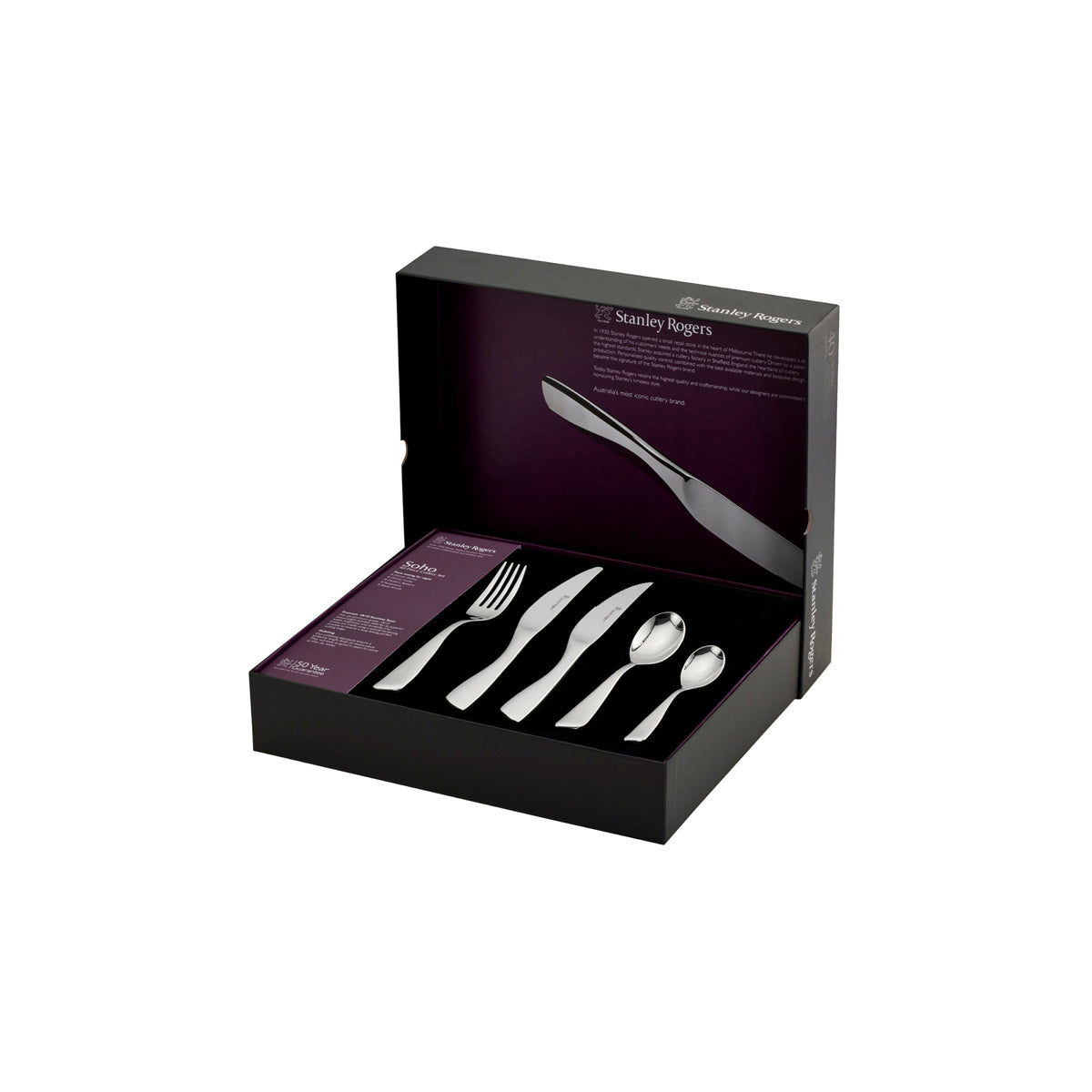 SR50837 Stanley Rogers Soho 40pc Cutlery Set  Tomkin Australia Hospitality Supplies