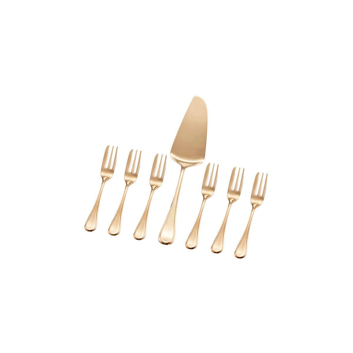 SR50846 Stanley Rogers Chelsea Gold Cake Serving 7 Piece Set Tomkin Australia Hospitality Supplies