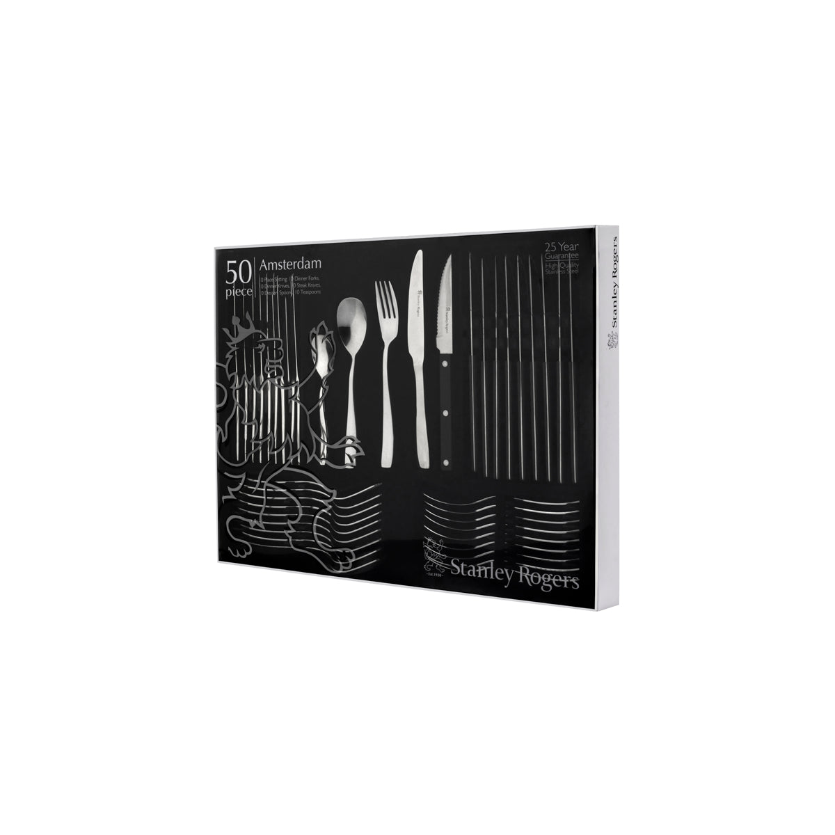 SR50848 Stanley Rogers Amsterdam 50pc Cutlery Set  Tomkin Australia Hospitality Supplies