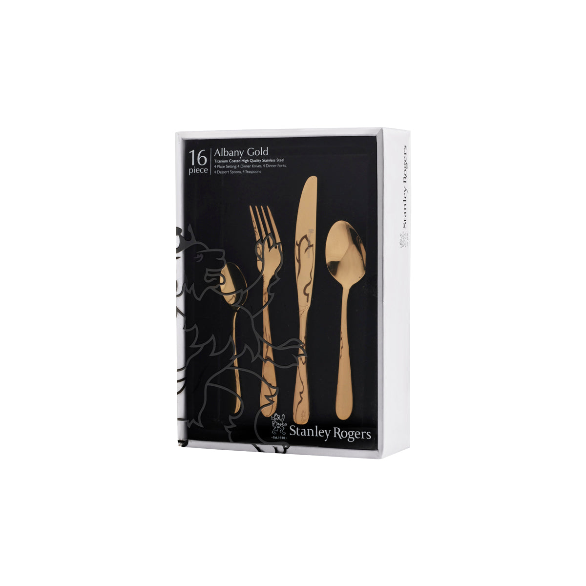 Albany Gold 16pc Cutlery Set - DISCONTINUED BY SUPPLIER