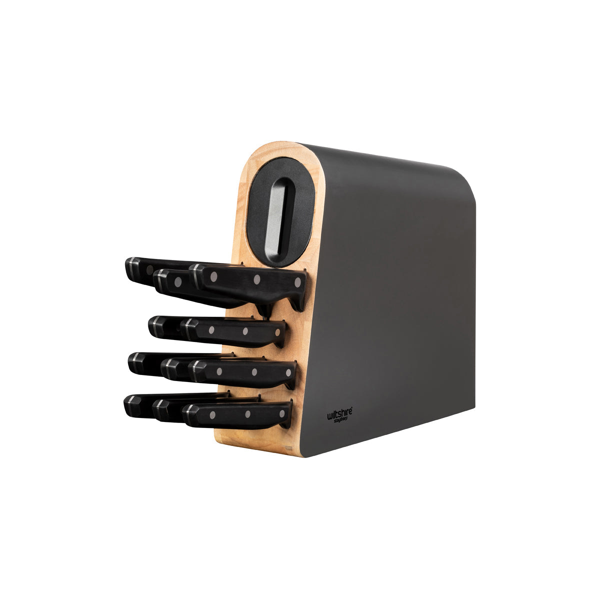 STAYS41439 WILTSHIRE Staysharp Triple Riveted 12pc Block Set Tomkin Australia Hospitality Supplies