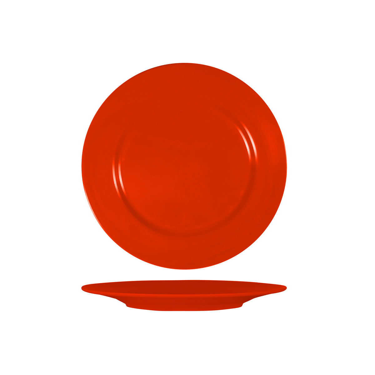 SUPER20503 Superware Red Round with Flat Rim 260mm Tomkin Australia Hospitality Supplies