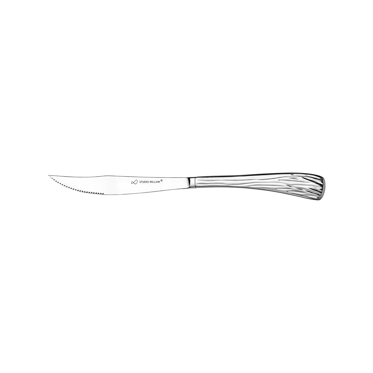 SWW-LAR35 Studio William Larch Mirror Horn Steak Knife 240mm Tomkin Australia Hospitality Supplies
