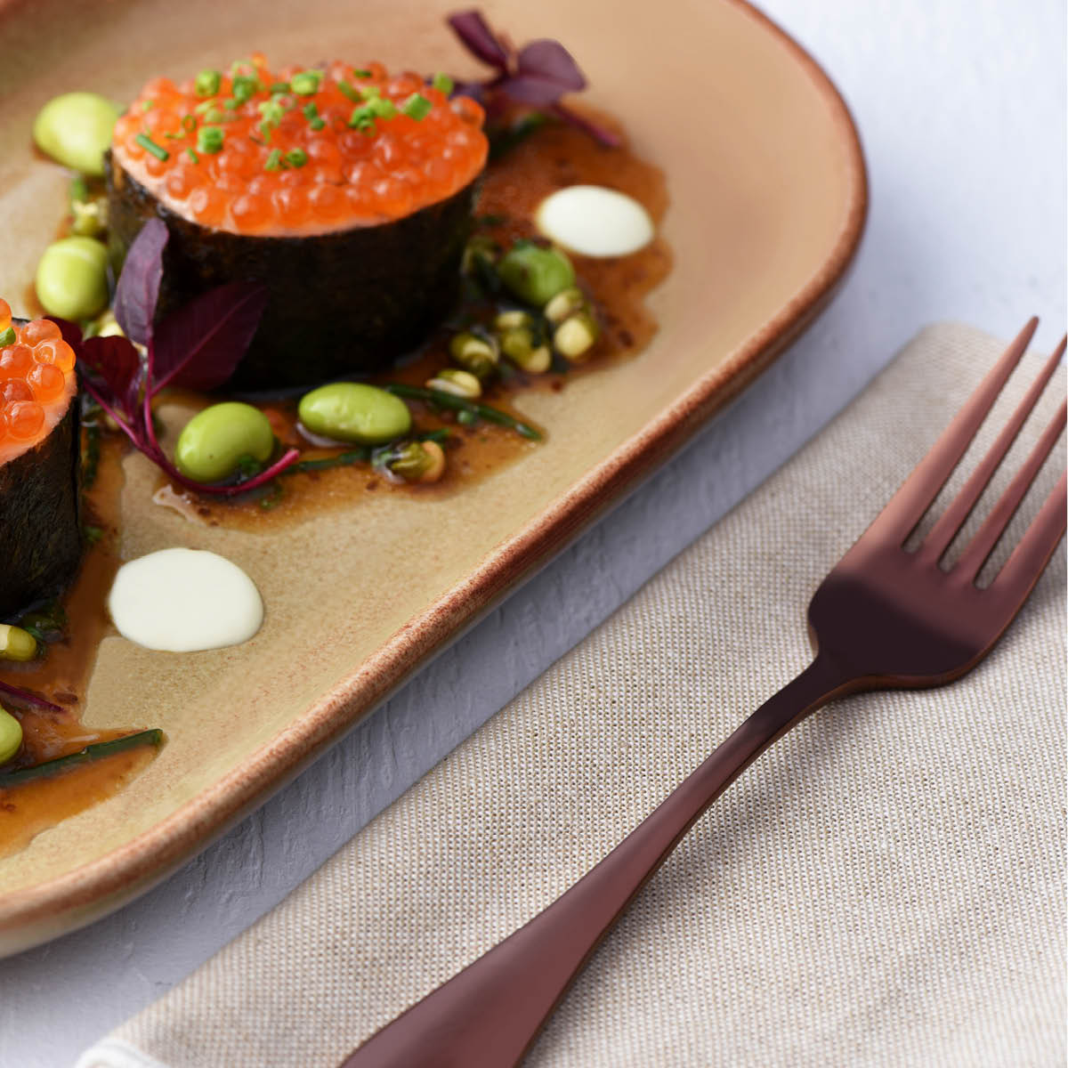 Artistica Flame Round Tapas Dish 120mm