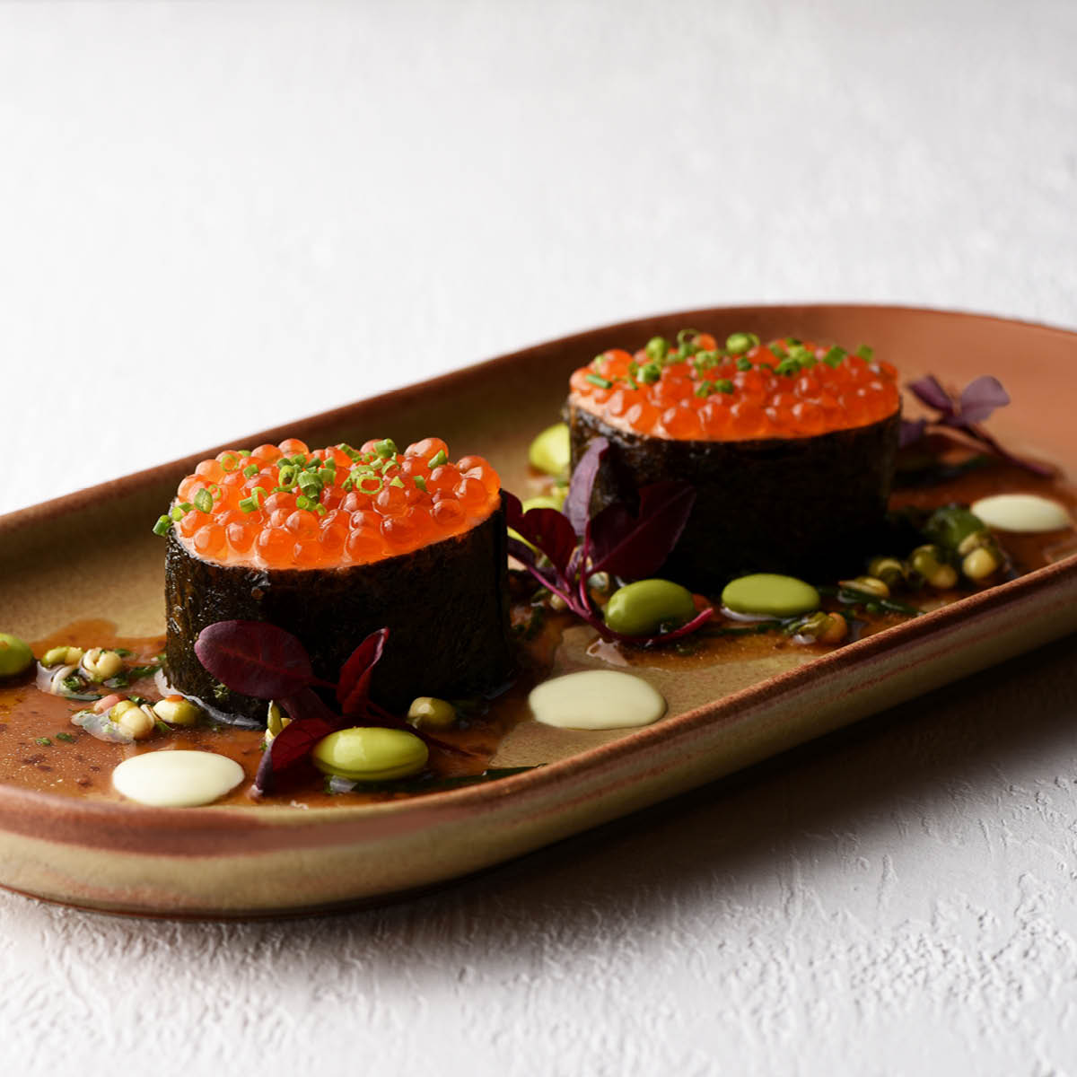 Artistica Flame Round Tapas Dish 140mm