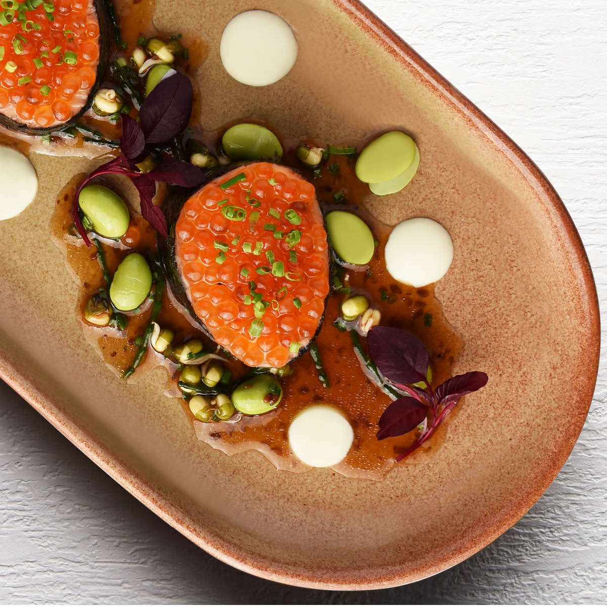 Artistica Flame Round Sauce Dish 80mm