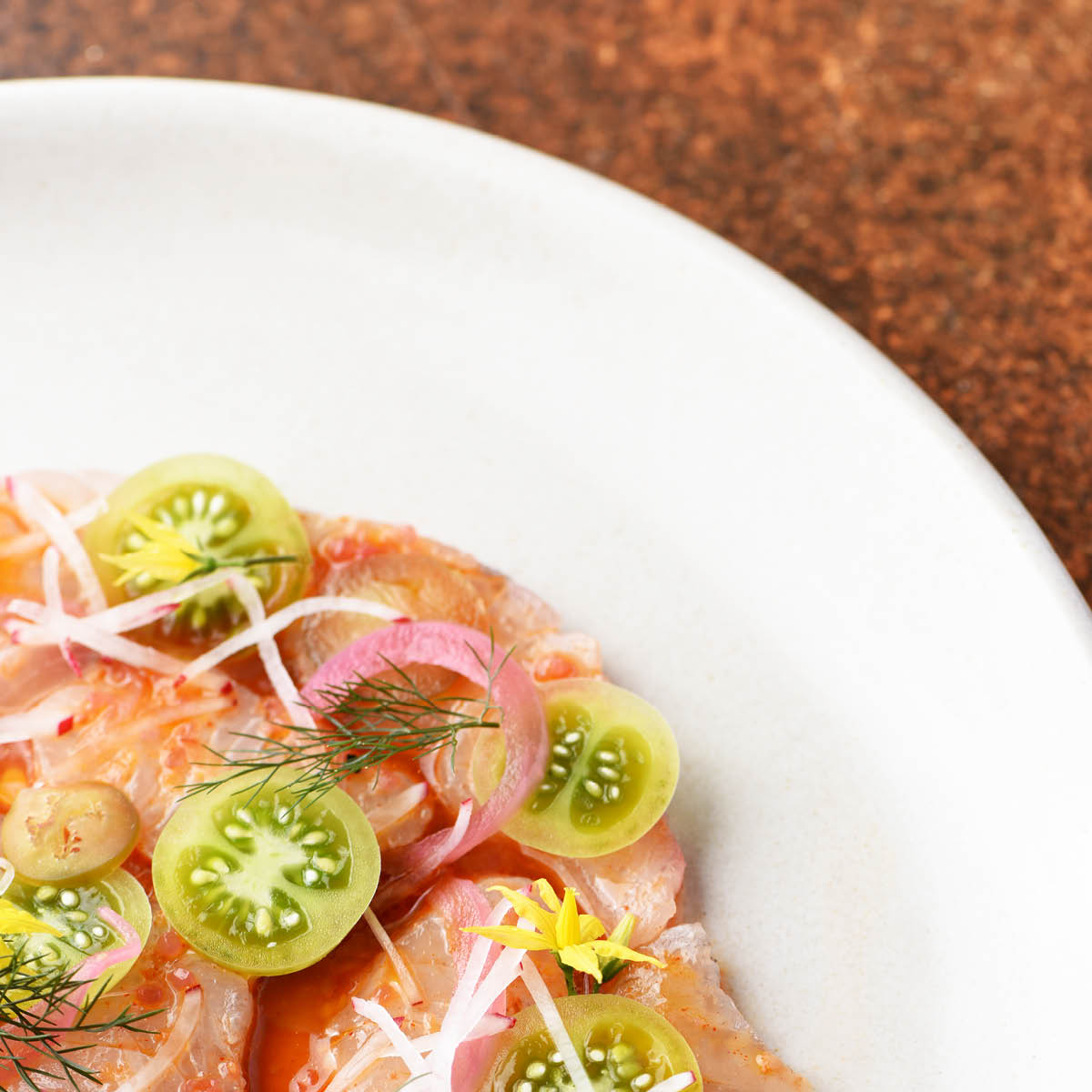 98520 Tablekraft Artistica Sand Round Platter 335mm Tomkin Australia Hospitality Supplies