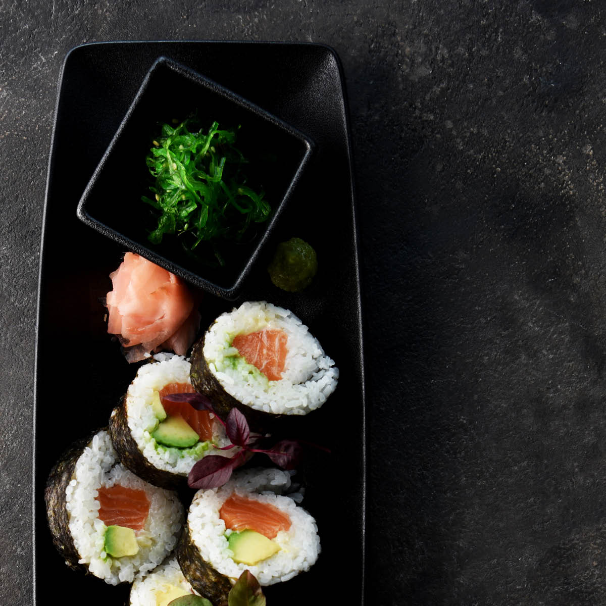 Black Round Tapas Dish 140mm