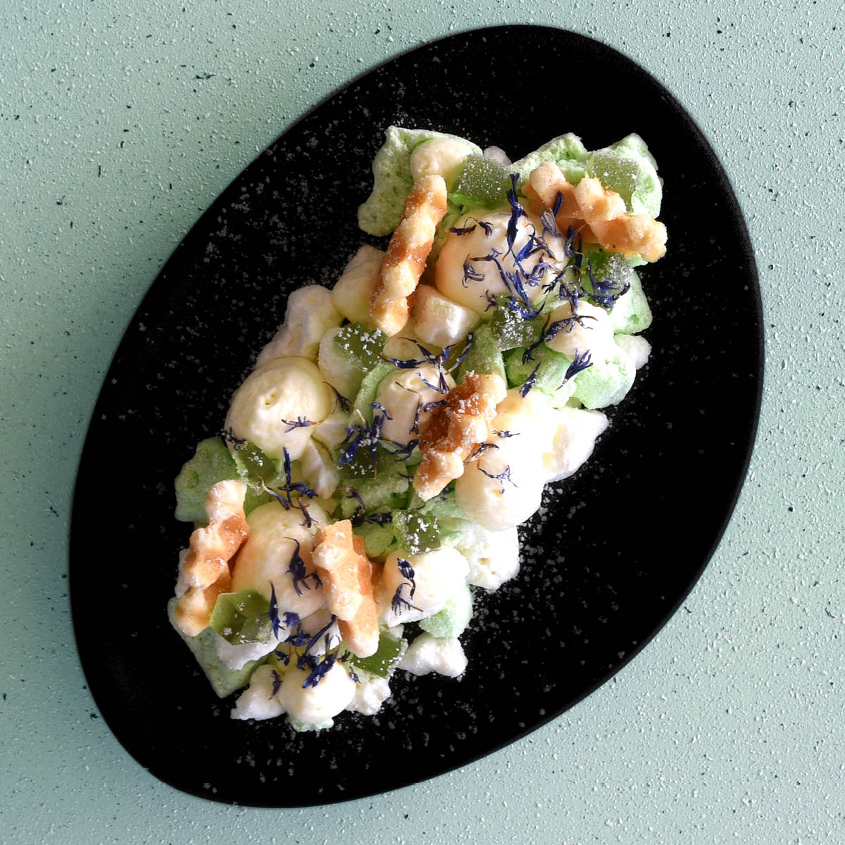 Black Triangular Bowl 115mm