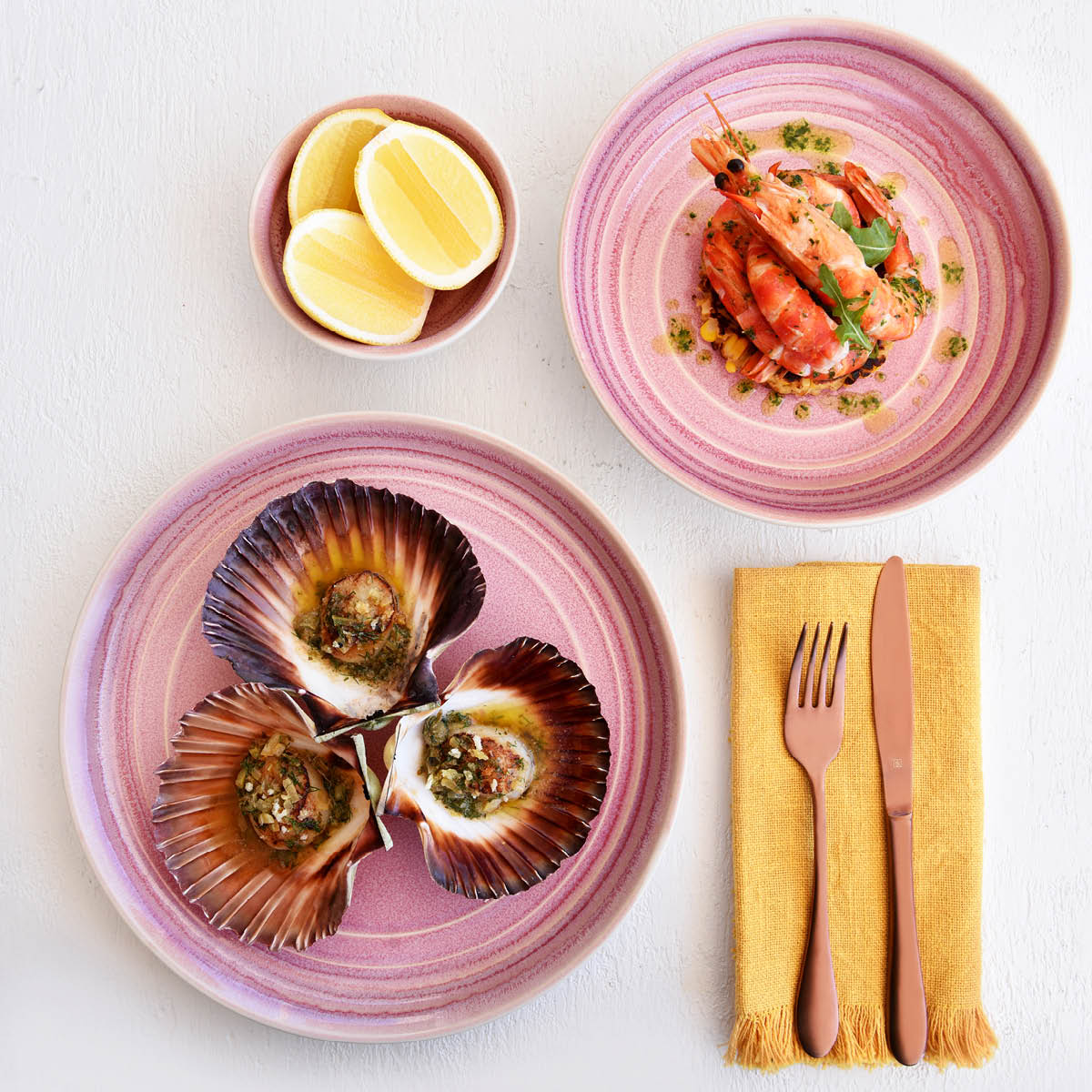 Urban Linea Dusty Pink Round Coupe Plate 275mm