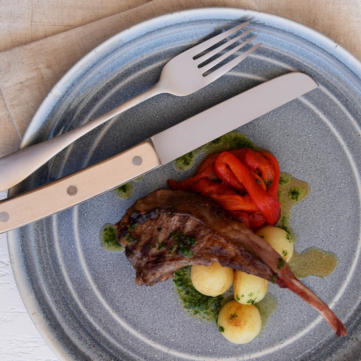 Urban Linea Ocean Blue Round Bowl 120mm