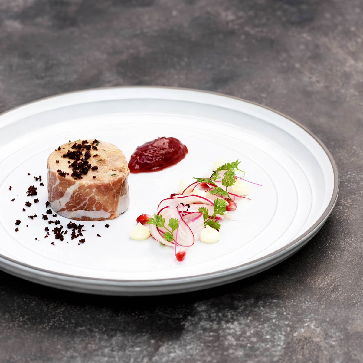 Urban Linea White Round Coupe Plate 275mm