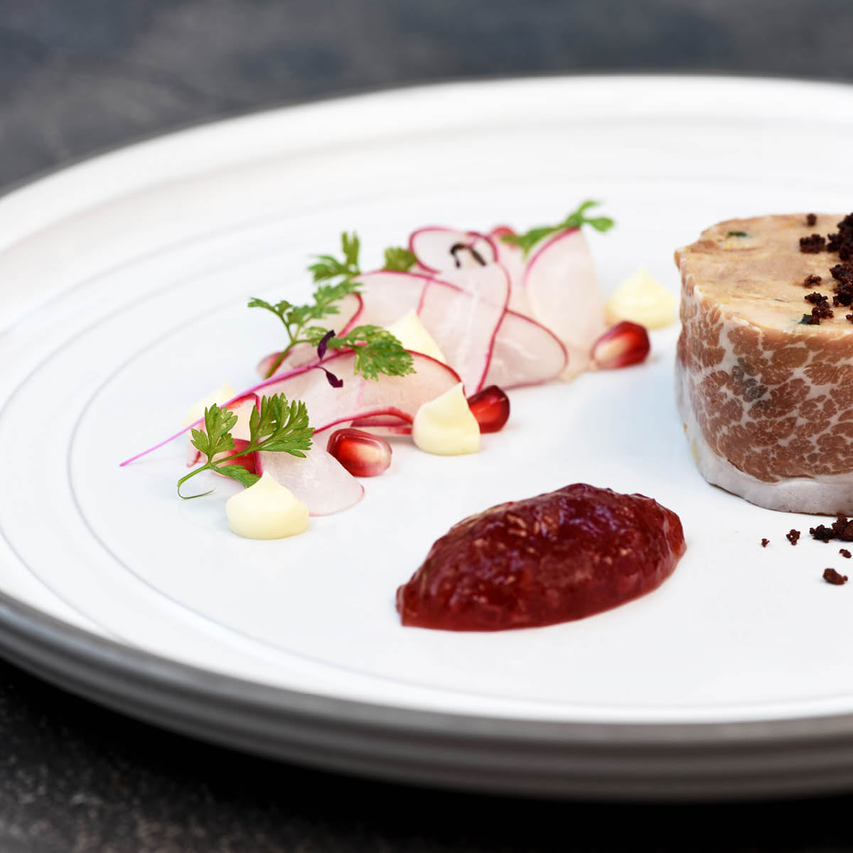 Urban Linea White Round Coupe Plate 275mm