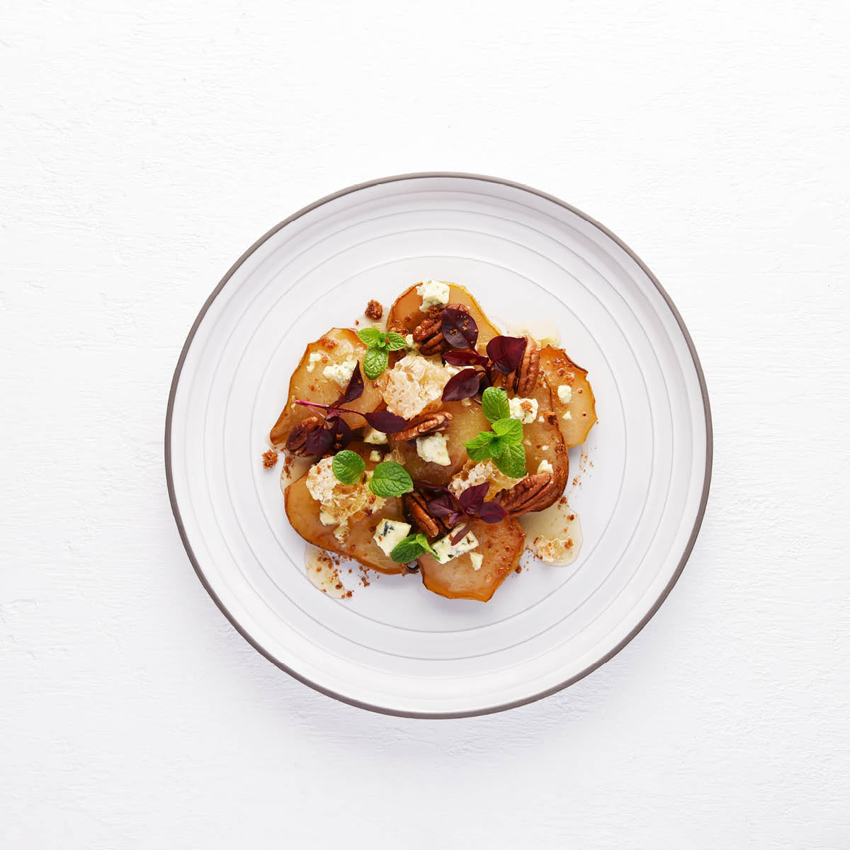 907400 Tablekraft Urban Linea White Round Coupe Plate 170mm Tomkin Australia Hospitality Supplies