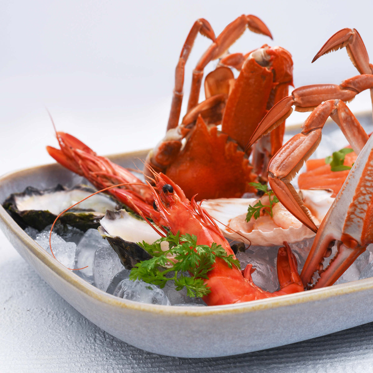 Urban Loft Azure Blue Rectangular Server 365x270mm