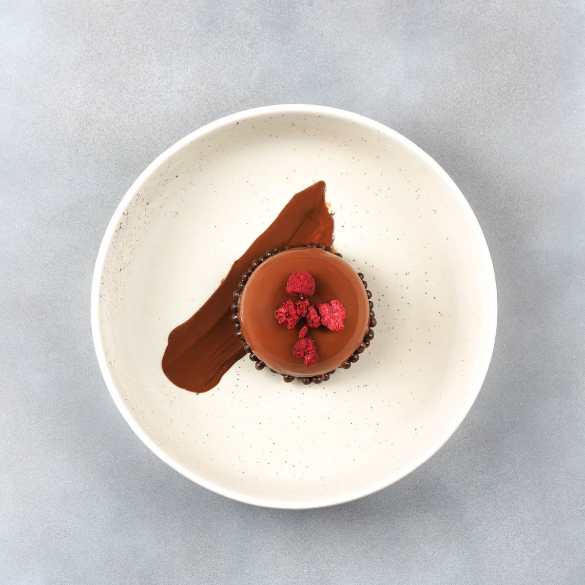 908202 Tablekraft Urban Sand Round Sauce Dish 78mm Tomkin Australia Hospitality Supplies