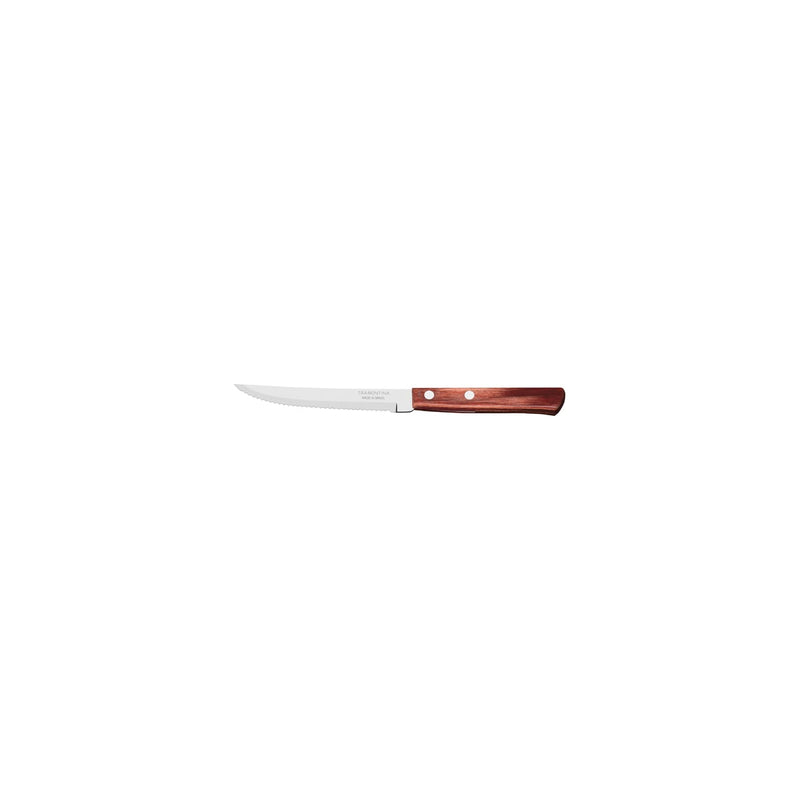 Tramontina Churrasco Steak Knife Serrated Narrow Blade with Polywood