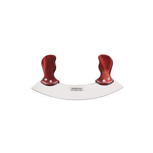Mezzaluna Polywood Mincing Knife Red 250mm