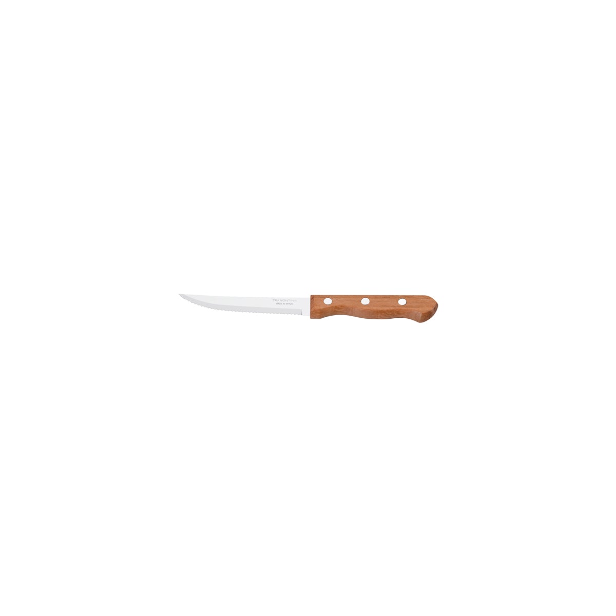 TM22312/005 Tramontina Dynamic Steak Knife Serrated Blade Wood 127mm Tomkin Australia Hospitality Supplies