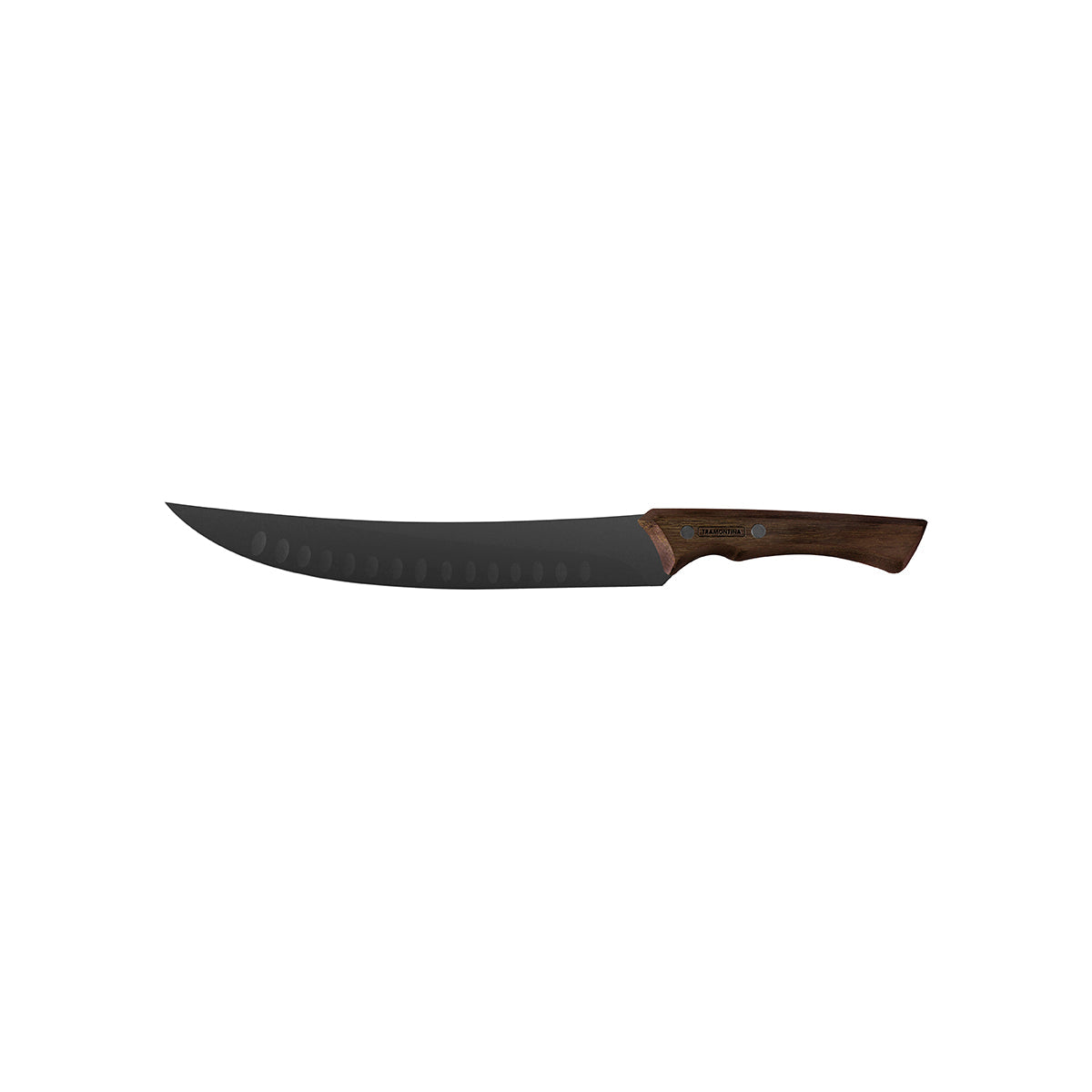 TM22841/110 Tramontina  Churrasco Black Collection Butchers Knife Black 385mm Tomkin Australia Hospitality Supplies